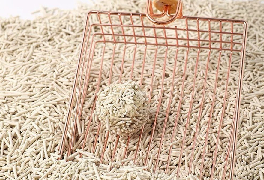 Custom Strip Tofu Cat Litter-Product Display